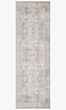 Loloi II Loren Collection - Traditional Power Loomed Rug in Silver & Slate (LQ-04)