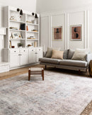 Loloi II Loren Collection - Traditional Power Loomed Rug in Silver & Slate (LQ-04)
