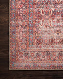 Loloi II Loren Collection - Traditional Power Loomed Rug in Eggplant & Crimson (LQ-05)