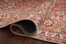 Loloi II Loren Collection - Traditional Power Loomed Rug in Red (LQ-06)