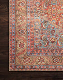 Loloi II Loren Collection - Traditional Power Loomed Rug in Red (LQ-06)