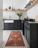 Loloi II Loren Collection - Traditional Power Loomed Rug in Red & Navy (LQ-07)