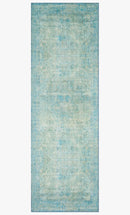 Loloi II Loren Collection - Traditional Power Loomed Rug in Aqua (LQ-08)