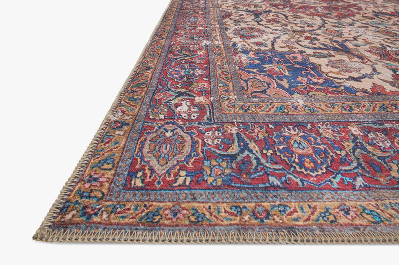 Loloi II Loren Collection - Traditional Power Loomed Rug in Sand & Multi (LQ-11)