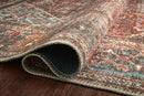 Loloi II Loren Collection - Traditional Power Loomed Rug in Brick & Midnight (LQ-13)