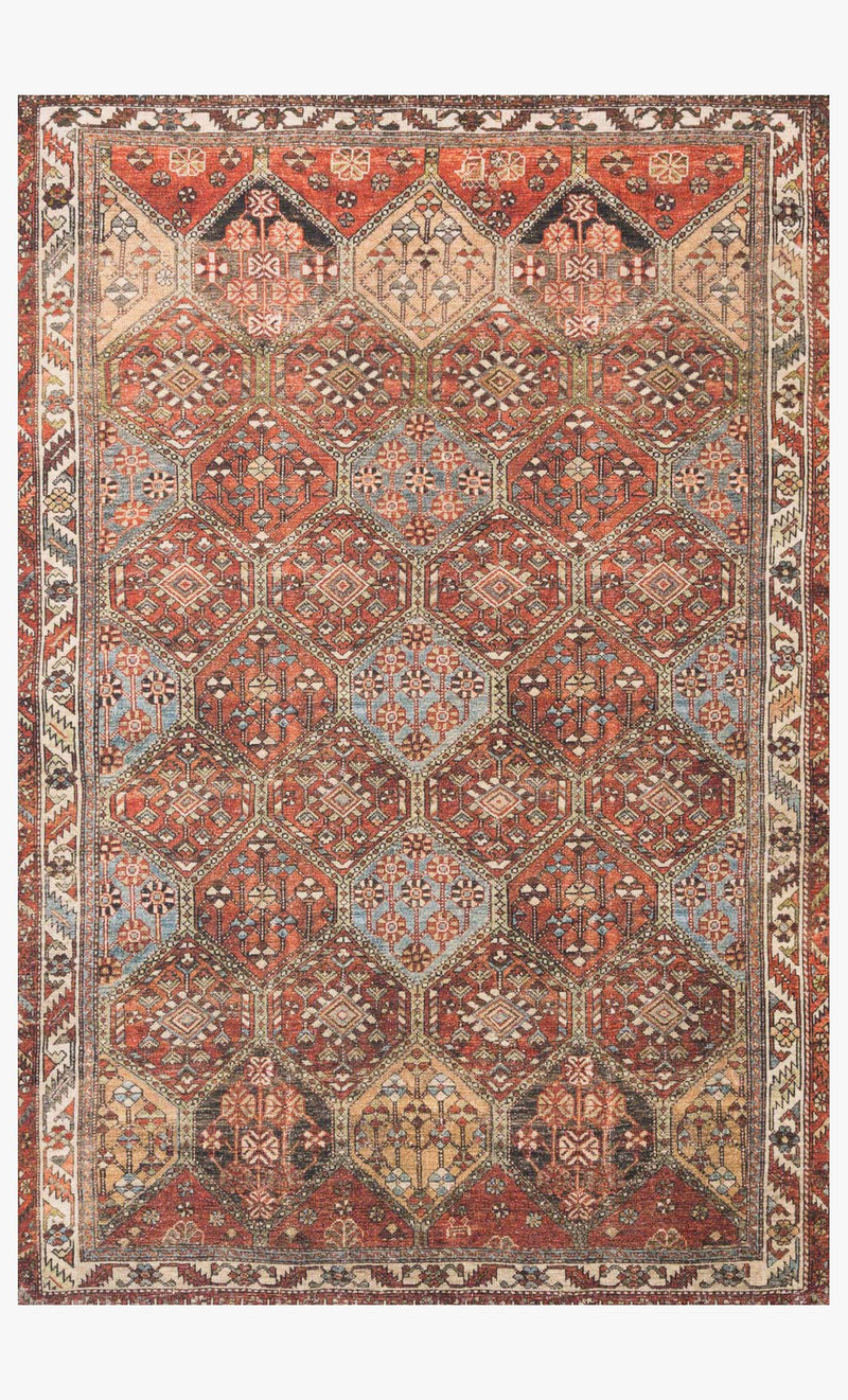 Loloi II Loren Collection - Traditional Power Loomed Rug in Spice (LQ-16)