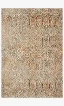 Loloi Lourdes Collection - Traditional Power Loomed Rug in Ivory & Orange (LOU-05)