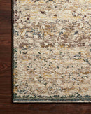 Loloi Lourdes Collection - Traditional Power Loomed Rug in Ivory (LOU-06)