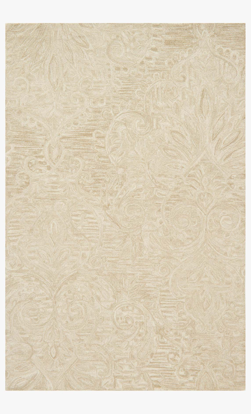 Loloi Lyle Collection - Transitional Hooked Rug in Sand (LK-06)