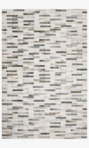 Loloi II Maddox Collection - Contemporary Power Loomed Rug in Ivory & Grey (MAD-01)