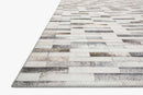 Loloi II Maddox Collection - Contemporary Power Loomed Rug in Ivory & Grey (MAD-01)