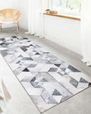 Loloi II Maddox Collection - Contemporary Power Loomed Rug in Grey & Ivory (MAD-03)