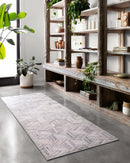 Loloi II Maddox Collection - Contemporary Power Loomed Rug in Lt Grey & Ivory (MAD-07)