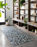 Loloi II Maddox Collection - Contemporary Power Loomed Rug in Ocean & Grey (MAD-08)
