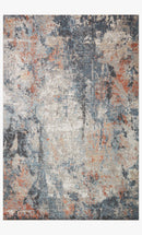 Loloi II Maeve Collection - Contemporary Power Loomed Rug in Silver & Apricot (MAE-01)