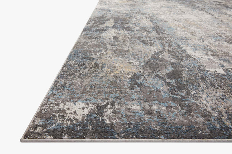 Loloi II Maeve Collection - Contemporary Power Loomed Rug in Silver & Slate (MAE-01)