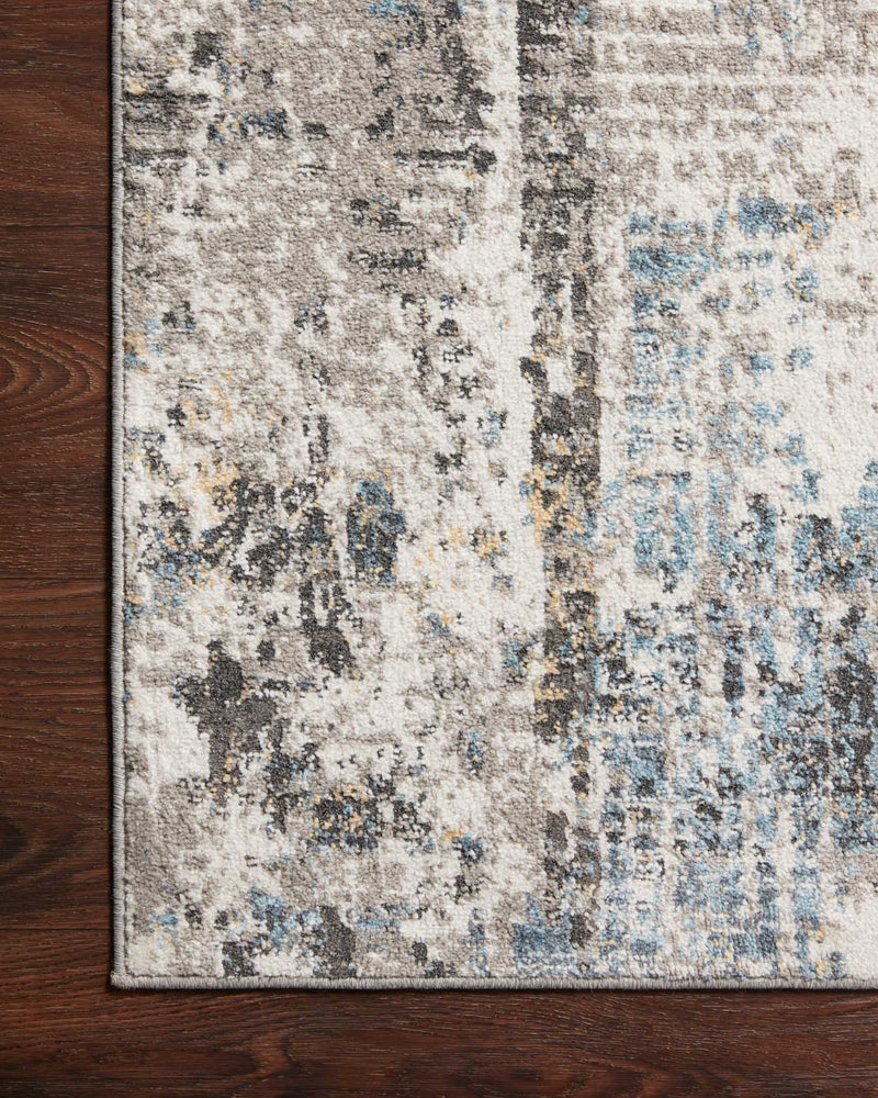 Loloi II Maeve Collection - Contemporary Power Loomed Rug in Slate & Mist (MAE-02)