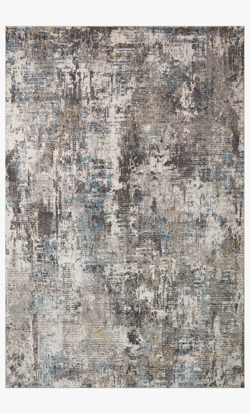 Loloi II Maeve Collection - Contemporary Power Loomed Rug in Slate & Mist (MAE-02)