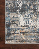 Loloi II Maeve Collection - Contemporary Power Loomed Rug in Slate & Apricot (MAE-03)
