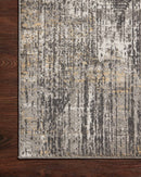 Loloi II Maeve Collection - Contemporary Power Loomed Rug in Granite & Gold (MAE-04)