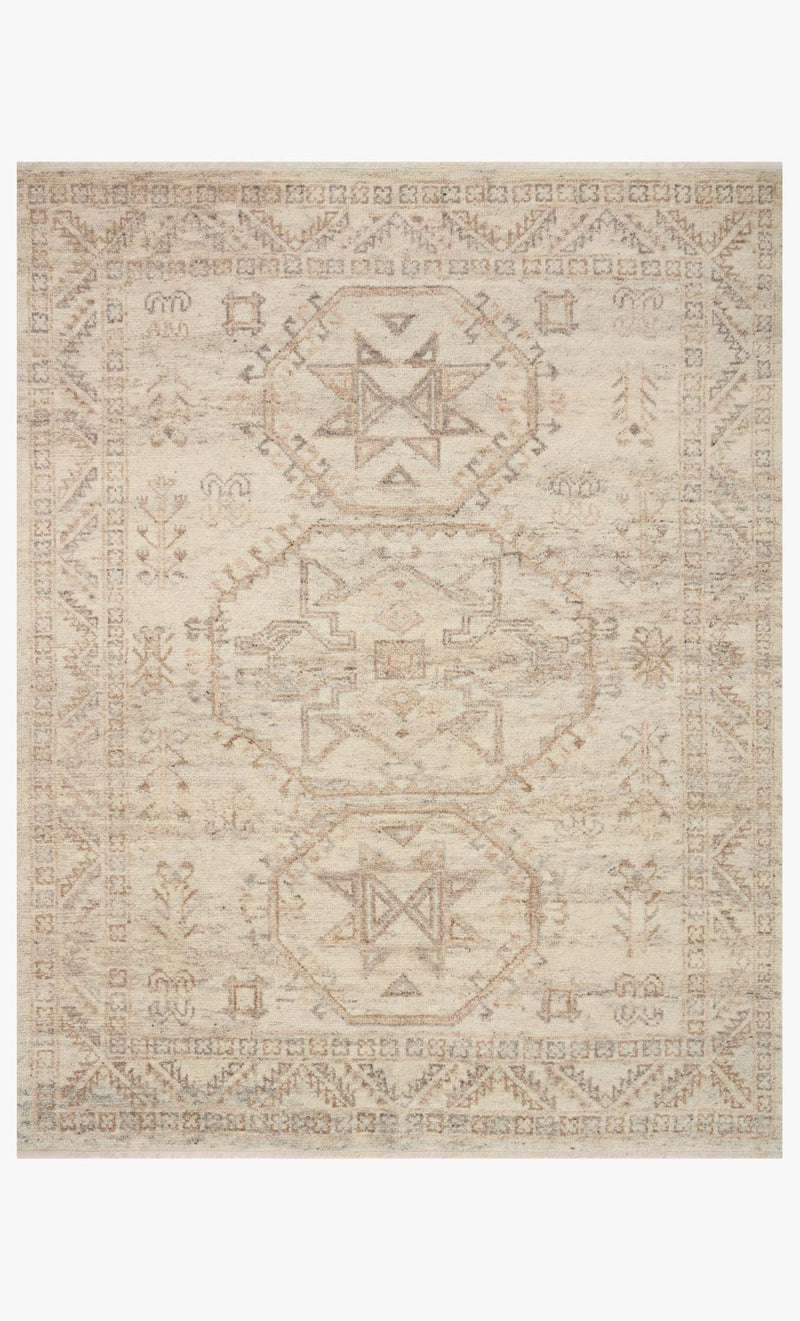 Loloi Traditional Hand Woven Rug - Marco Collection in Natural & Mocha (MCO-01)