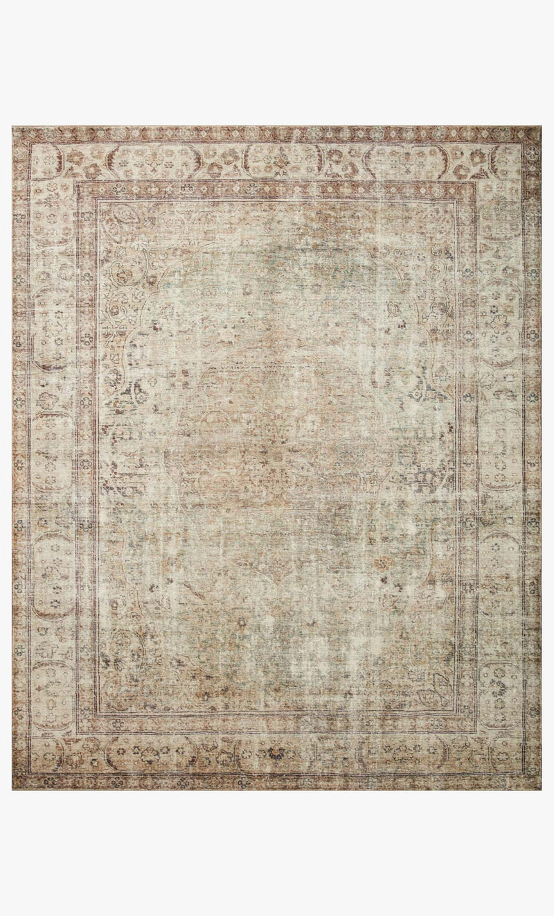 Loloi II Margot Collection - Traditional Power Loomed Rug in Antique & Sage (MAT-01)