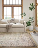 Loloi II Margot Collection - Traditional Power Loomed Rug in Antique & Sage (MAT-01)