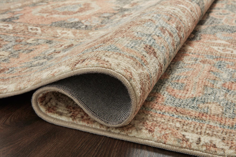 Loloi II Margot Collection - Traditional Power Loomed Rug in Ocean & Spice (MAT-03)