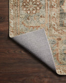 Loloi II Margot Collection - Traditional Power Loomed Rug in Ocean & Spice (MAT-03)