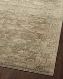 Loloi II Margot Collection - Traditional Power Loomed Rug in Antique & Sage (MAT-04)