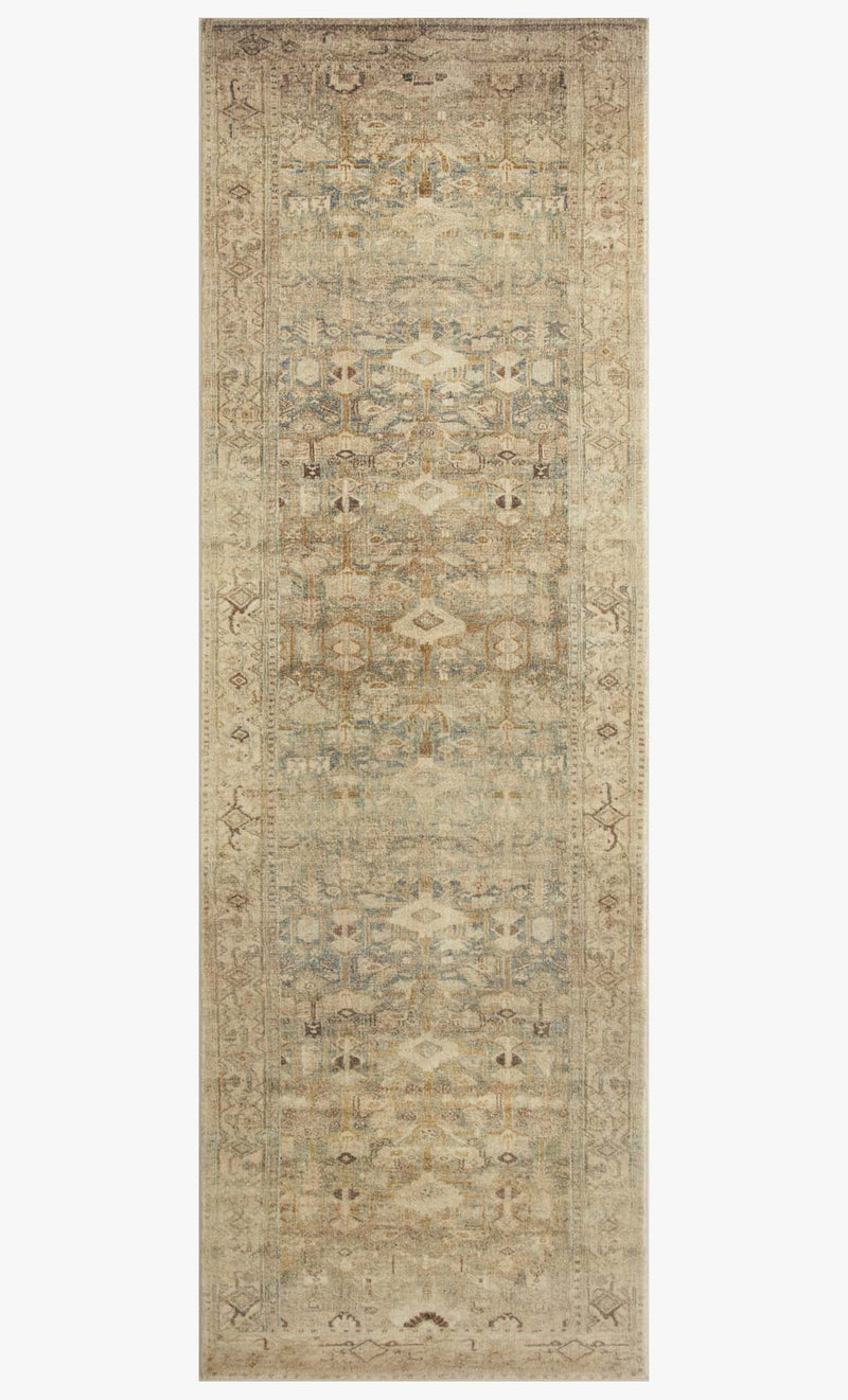 Loloi II Margot Collection - Traditional Power Loomed Rug in Antique & Sage (MAT-04)