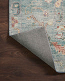 Loloi II Margot Collection - Traditional Power Loomed Rug in Denim (MAT-06)