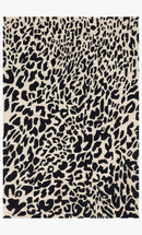 Loloi Masai Collection - Contemporary Hooked Rug in Black & Ivory (MAS-02)