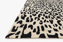 Loloi Masai Collection - Contemporary Hooked Rug in Black & Ivory (MAS-02)