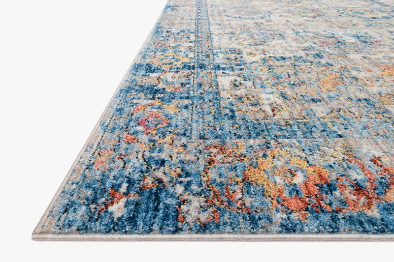 Loloi Medusa Collection - Contemporary Power Loomed Rug in Blue & Multi (MED-04)