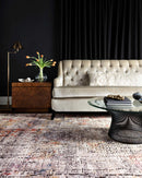 Loloi Medusa Collection - Contemporary Power Loomed Rug in Graphite & Sunset (MED-07)