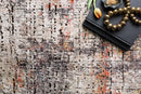 Loloi Medusa Collection - Contemporary Power Loomed Rug in Graphite & Sunset (MED-07)