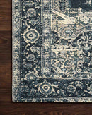 Loloi Mika Collection - Indoor/Outdoor Power Loomed Rug in Dk Blue & Dk Blue (MIK-01)