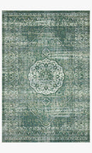 Loloi Mika Collection - Indoor/Outdoor Power Loomed Rug in Green & Mist (MIK-06)