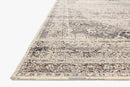 Loloi Mika Collection - Indoor/Outdoor Power Loomed Rug in Stone & Ivory (MIK-12)