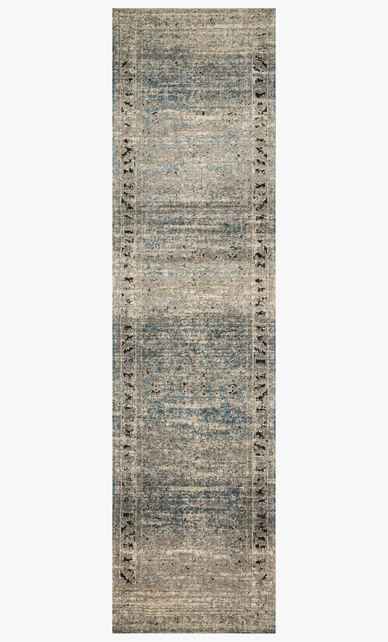 Loloi Millennium Collection - Transitional Power Loomed Rug in Grey & Blue (MV-02)
