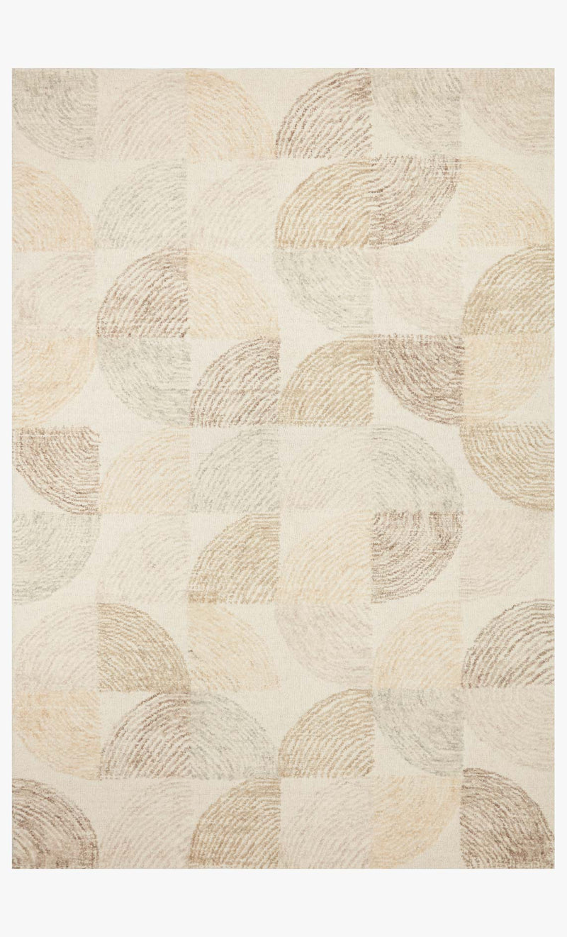 Loloi Milo Collection - Contemporary Hand Tufted Rug in Pebble & Multi (MLO-03)