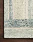 Loloi Milo Collection - Contemporary Hand Tufted Rug in Aqua & Denim (MLO-04)