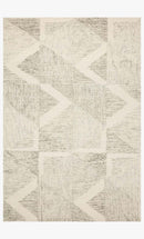 Loloi Milo Collection - Contemporary Hand Tufted Rug in Lt Grey & Granite (MLO-06)