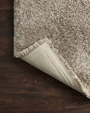 Loloi II Mila Shag Collection - Shags Hand Tufted Rug in Grey (MIL-01)