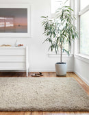 Loloi II Mila Shag Collection - Shags Hand Tufted Rug in Grey (MIL-01)