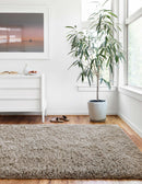 Loloi II Mila Shag Collection - Shags Hand Tufted Rug in Taupe (MIL-01)