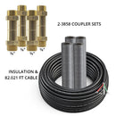 MRCOOL DIY 5th Gen 75 Ft. 3/8" x 5/8" Line Set Kit for DIY 24K, & 36K Indoor (DIY75-3858-O)