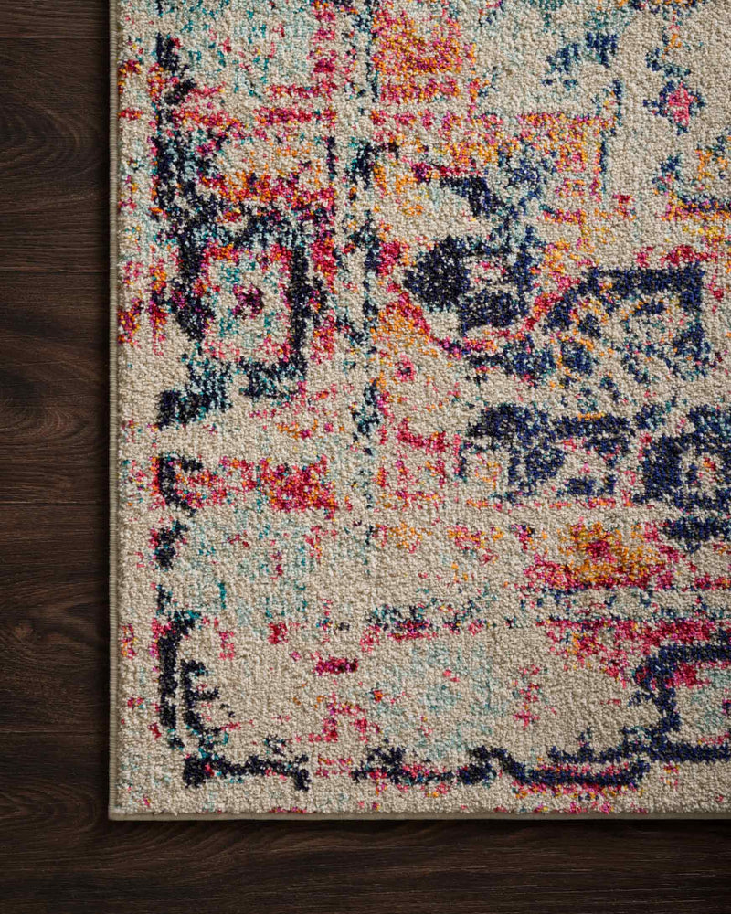 Loloi II Nadia Collection - Transitional Power Loomed Rug in Ivory & Fiesta (NN-02)