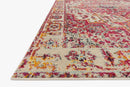 Loloi II Nadia Collection - Transitional Power Loomed Rug in Ivory & Pink (NN-02)